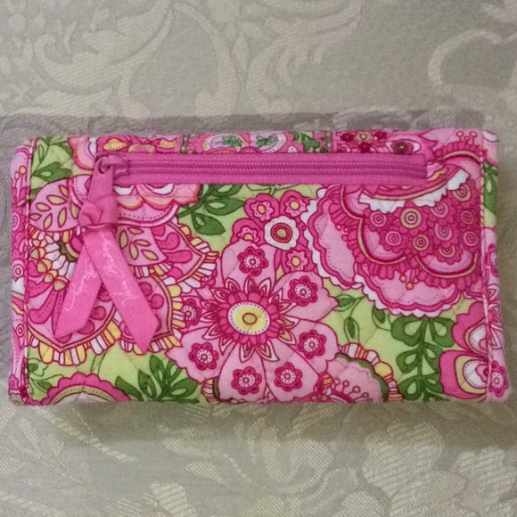 Vera Bradley Petal Pink Wallet Crossbody - Picture 2 of 6